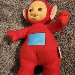 Teletubbies Talking Po Vintage 1998 Playskool Stuffed Toy 12 Inch Doll Working