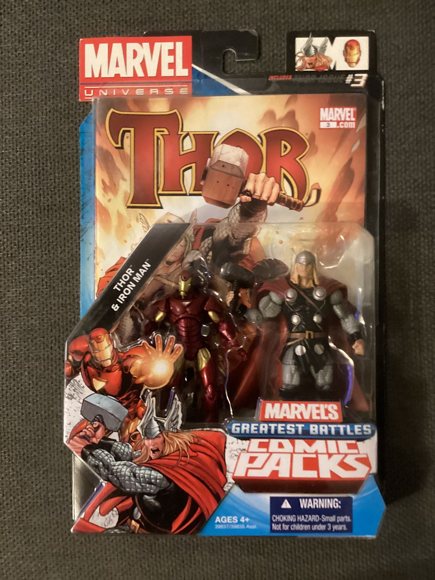 Marvel Greatest Battles  THOR & IRON MAN Comic Packs
