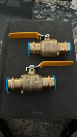 1" Press Full Port Brass Ball Valve (Lead Free)