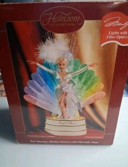 6" Marilyn Monroe Fiber Optic Figurine