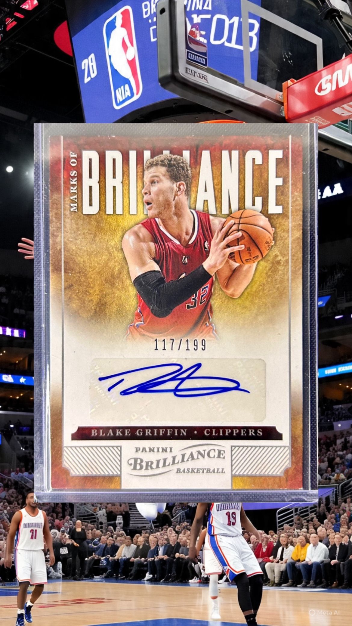 Blake Griffin LA Clippers Brilliance Autograph NBA Basketball Card /199