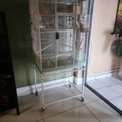Yaheetech 54" Large Flight Bird Cage for Parrots Macaw Cockatiels Sun Parakeets Lovebird Green Cheek Conures African Grey Small Quaker Amazon Parrots 