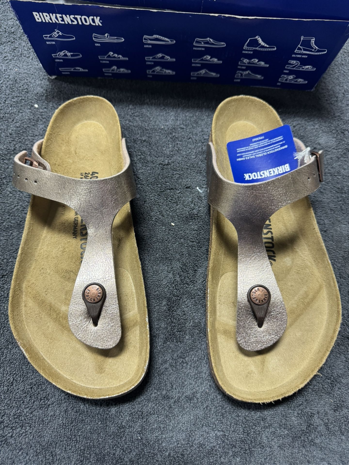 Birkenstock Unisex-Adult Thong Gizeh BS Graceful Taupe US Size 9