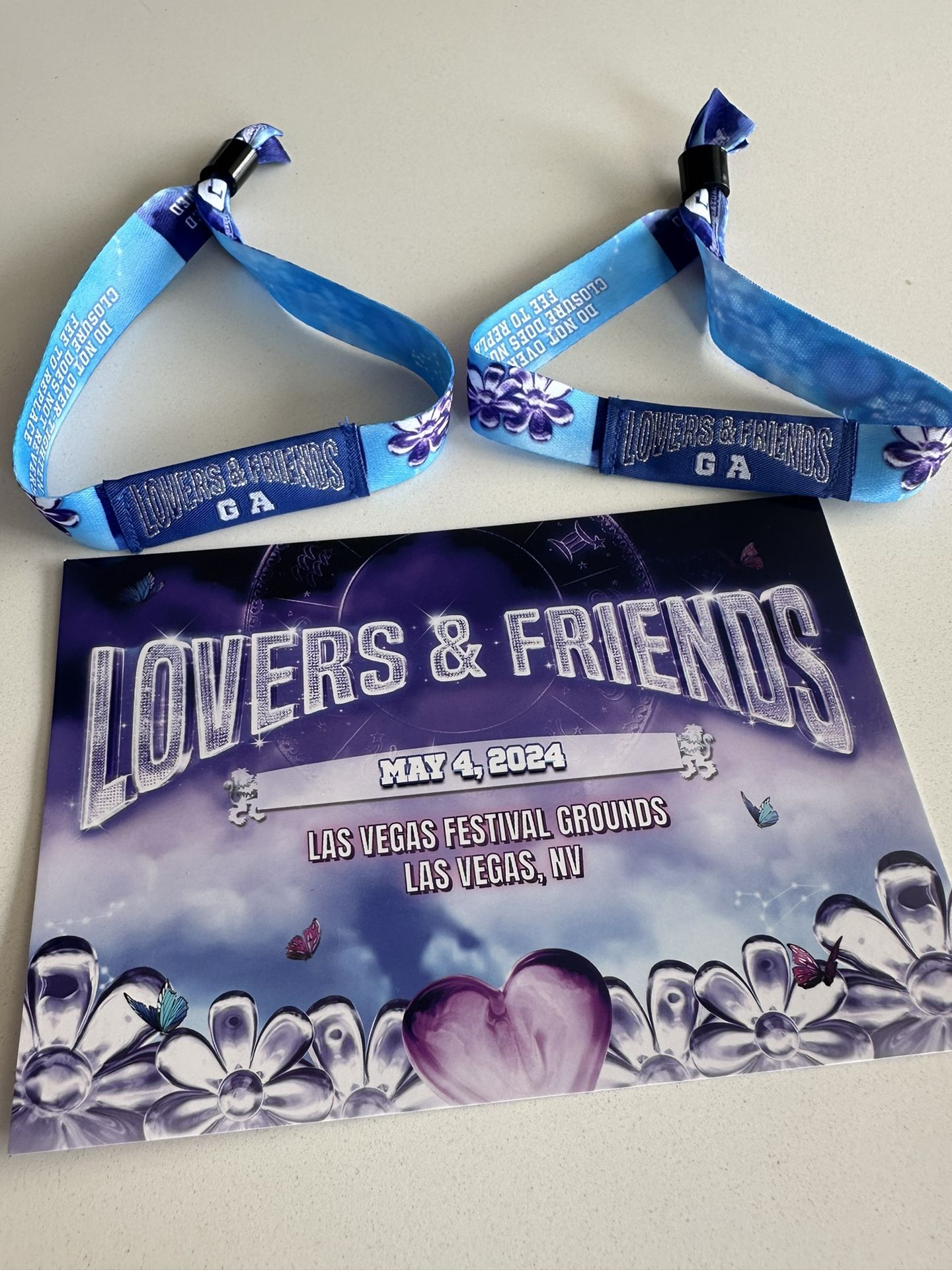 1 GA Ticket  - Lovers And Friends Festival 