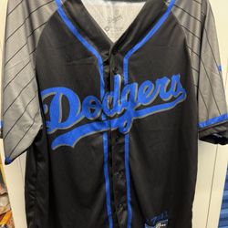 Dodgers Black Heritage Jersey