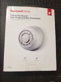 Honeywell Home CT87K Round Non-Programmable Thermostat