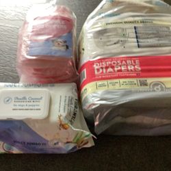 Disposable Doggie Diapers & Wipes