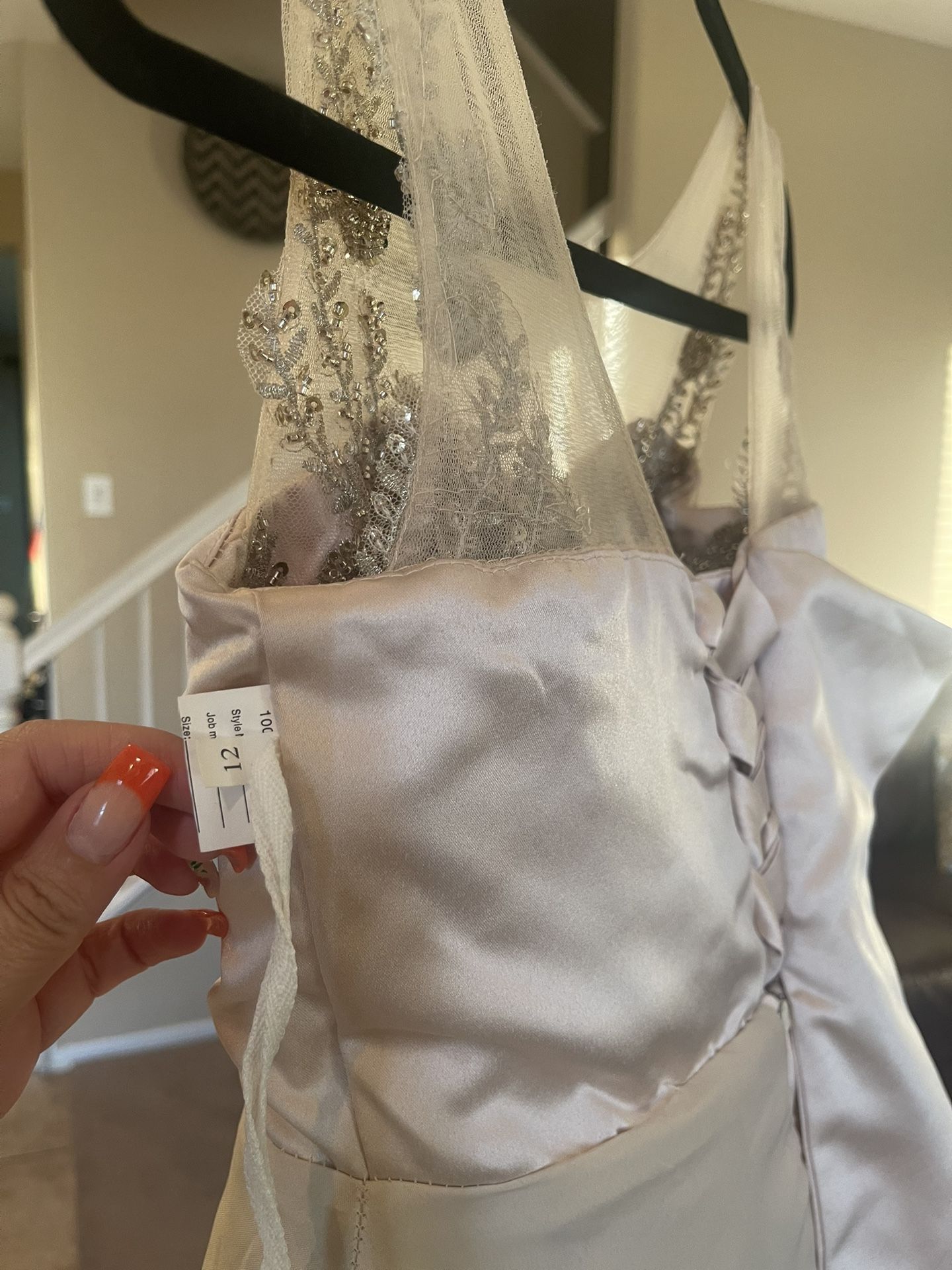 Girls' Special Occasion Tulle Tiered Dress with lace appliqué