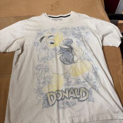 Disney Store Donald Duck Studio Collection Short Sleeve Crew Neck T-shirt XL