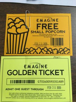 Movie tickets/ 4pak