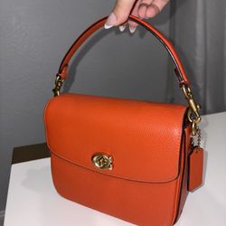 Brand New Coach Cassie Crossbody 19 in Sun Orange.