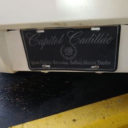 1985 CADDILAC  PLATE