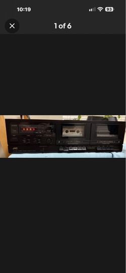 Vintage JVC TD-W103 Double Cassette Stereo Deck With New Belts Installed Tested