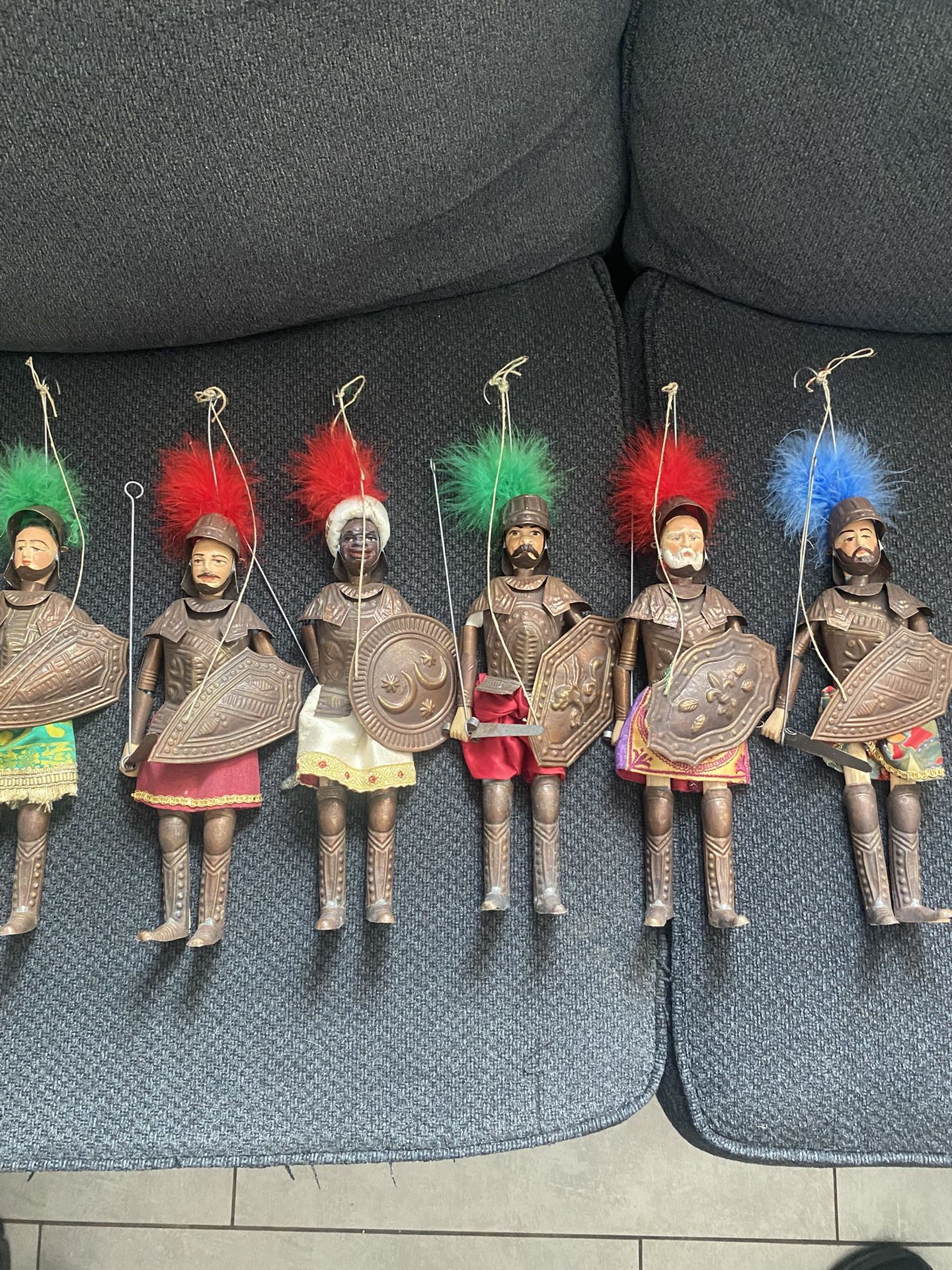 Antique Knight Italian Sicilian Puppet Marionette