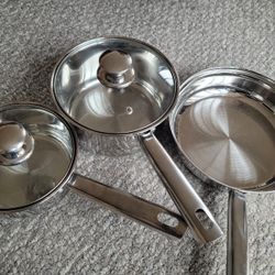 New Stainless Steel Cookware Set 