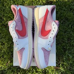Travis Scott Jordan 1 Low University Red| Brand New