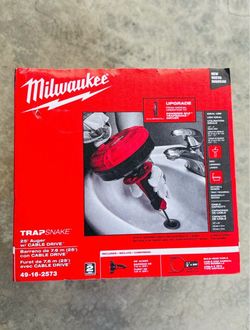Milwaukee Trap Snake Auger Drain Cleaning Kit