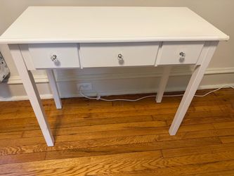 White small desk