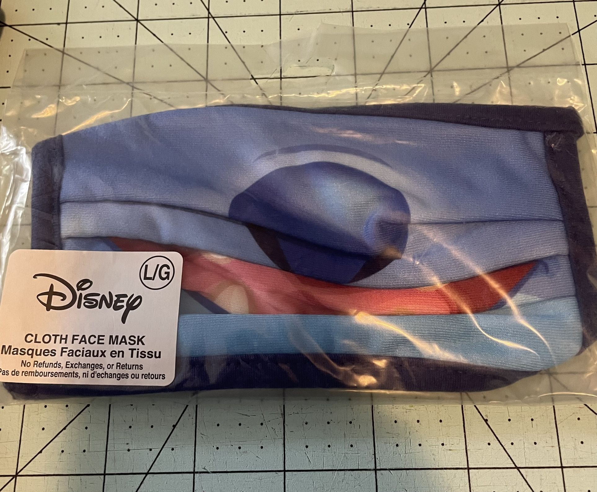 Disney store Adult Face Mask 