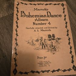 Antique Vintage Musical Book 