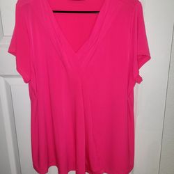 Hot pink XL Ladies Blouse