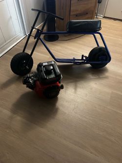 Mini bike roller with brand new 224 predator engine