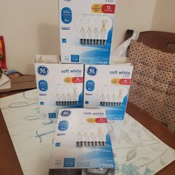 GE LED Soft White 60w Dimmable Light Bulbs A19 4 Pack Brand New
