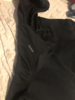 Black Reebok hoodie L