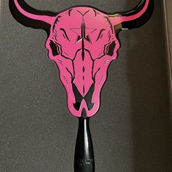Jeffree Star Cosmetics Pink & Black Star Ranch Hand Mirror Cow Skull