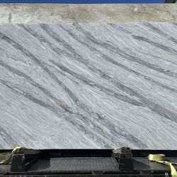 CALACATTA QUARTZ JUMBO SLABS COSTA NUBE 127X64 2CM FOR KITCHEN COUNTERTOPS 