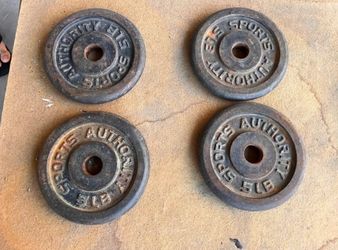 Sports Authority 5 lb Cast Iron Weight Plates Set of 4