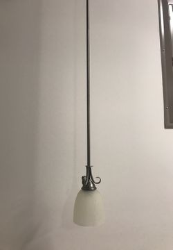 Brushed nickel pendant lights