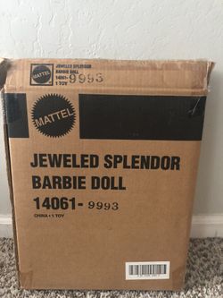 Signed Jeweled splendor Barbie.