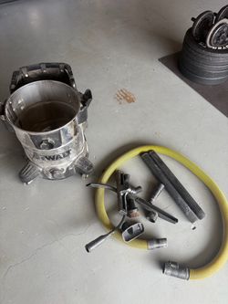 Dewalt 10 Gallon Shop vac (canister only) and accessories