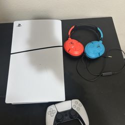 PlayStation 5 Digital Edition , Controller , Headest