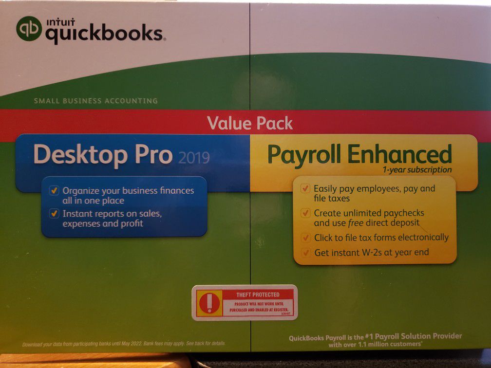 Quickbooks Desktop Pro 2019 Value Pack
