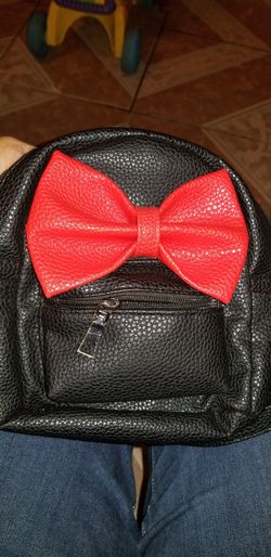 Black Minnie mouse backpack