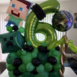 MINECRAFT BALLOON BOUQUET 