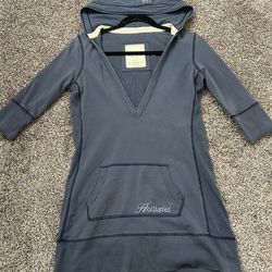 Hollister Y2K V Neck Hoodie