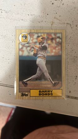 Barry Bonds 87 Topps Rookie Card