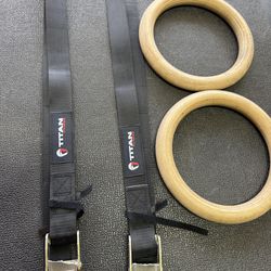 Titan Fitness Landmine Handle + Pull-Up Rings