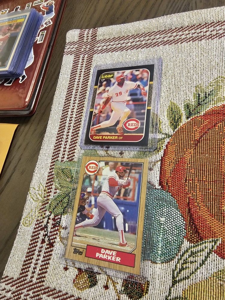 Dave Parker Cincinnati Reds Baseball Cards Lot