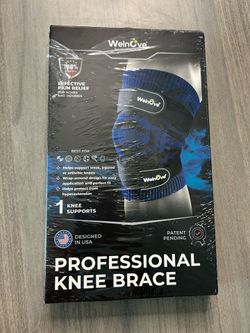 New Professional Knee Brace Size Small Weln Ove Effective Pain Relief  For Ache and injuries  1 knee Support  Measurements  Shown in pictures