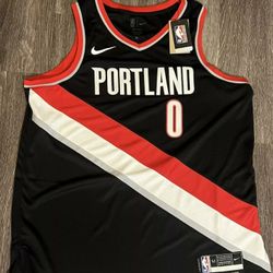 Nike Dri-Fit Portland Trail Blazers Damian Lillard NBA Swingman Icon Edition Authentic Basketball Jersey Men's Size XL New  