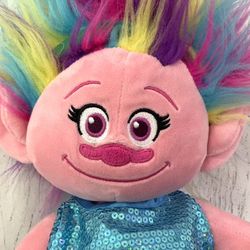 Build a Bear 24” Inch Trolls Princess Poppy Plush Toy