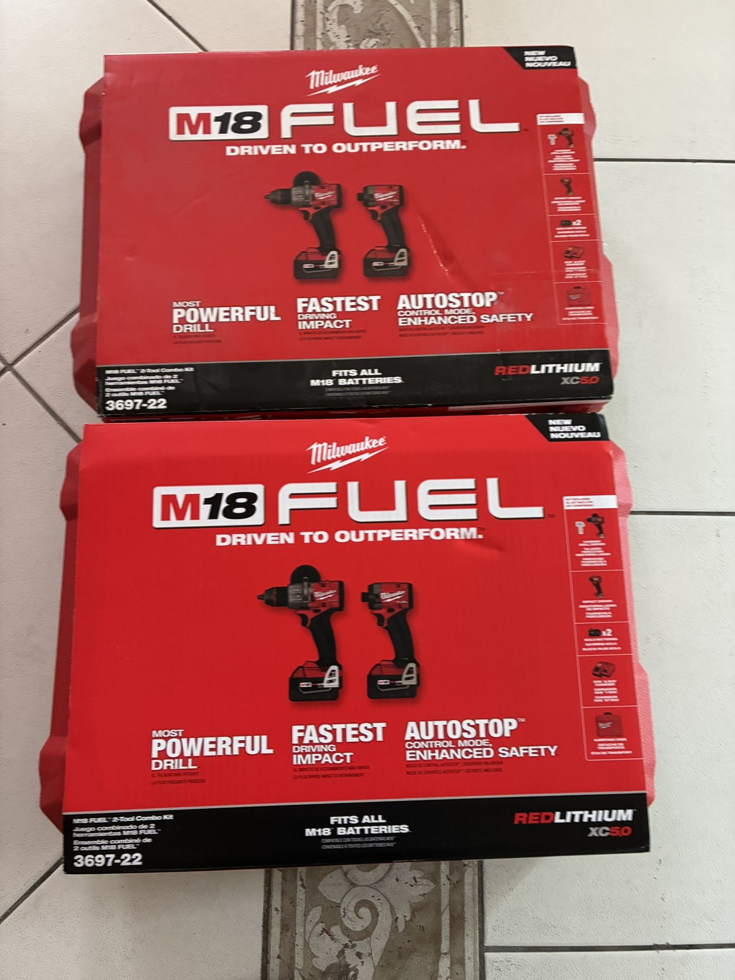 M18 Milwaukee Fuel 2 - Tool Combo Kit 3697-22