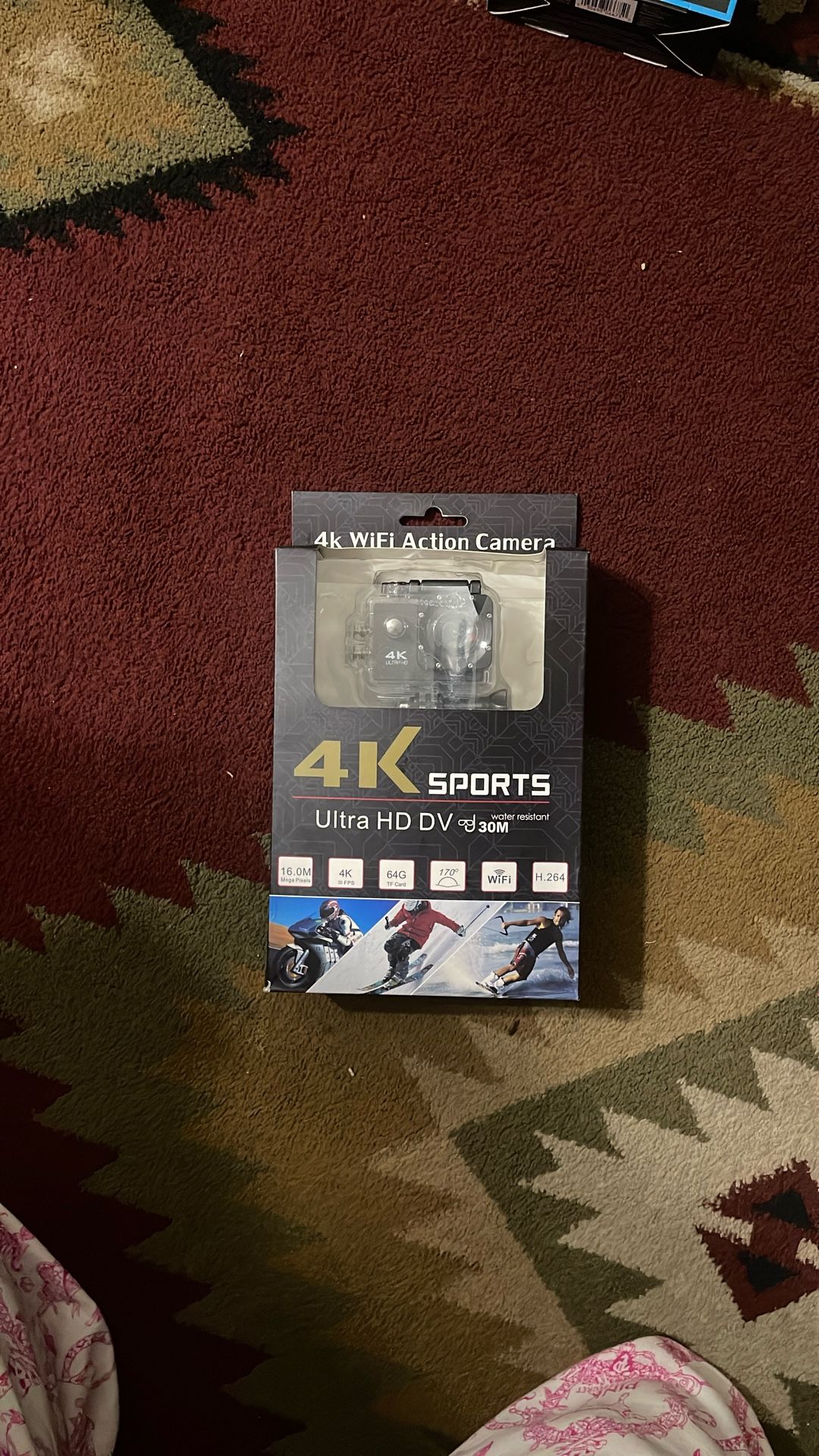 4K Sports Ultra HD DV Waterproof Camera