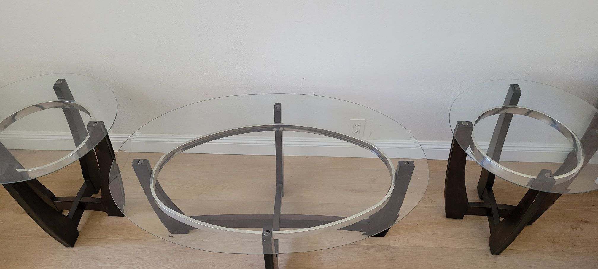Glass Table Set