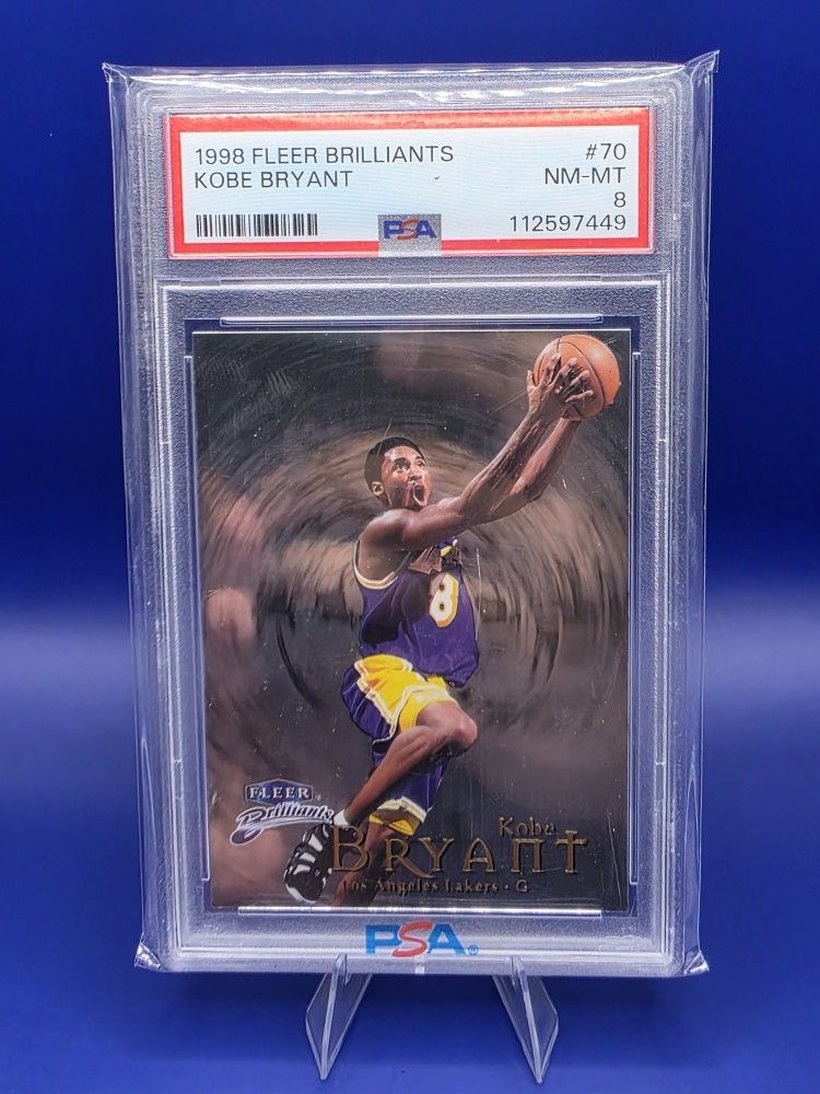 1998 Fleer Brilliants Kobe Bryant PSA8
