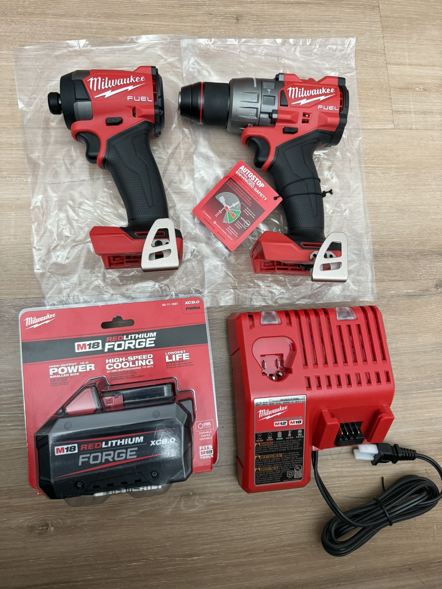 Hammer Drill Driver/ Impact Driver/ Milwaukee..FUEL..battery FORGE 8-0.. Also A Charger.. $435
